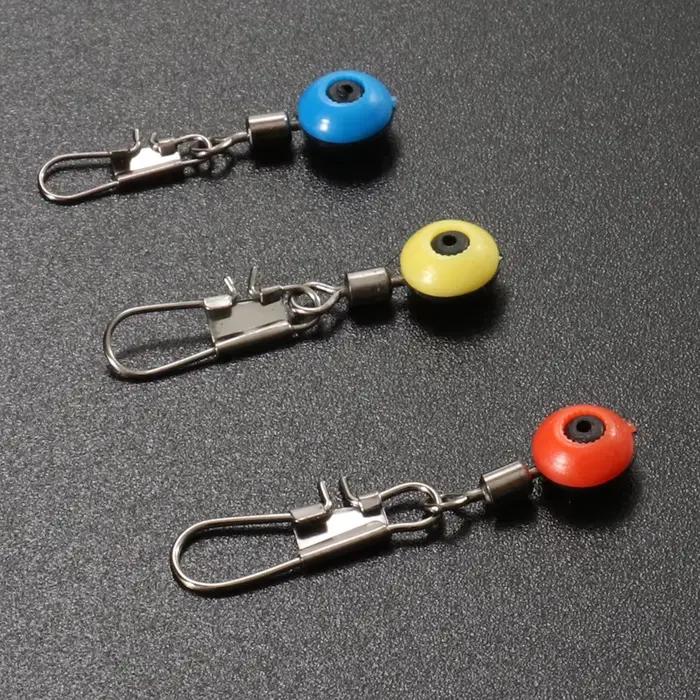 Kit émerillons à billes 360° pour pêche - émerillons rapides avec roulement à billes pour leurres et flotteurs