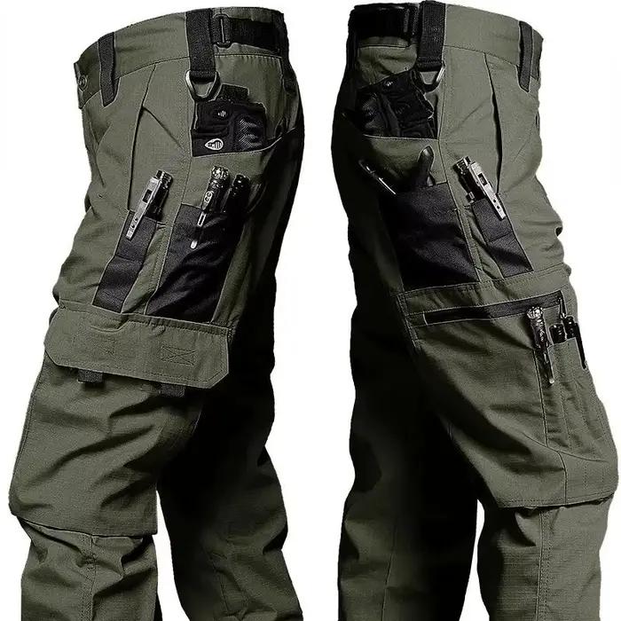 Pantalon travail résistant homme pour pêche - Multi-poches et coupe droite confortable