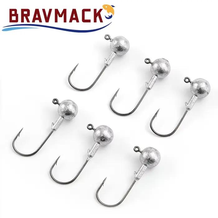 Hameçons crank style 10 pièces 1g à 4g pour pêche avec leurres souples plastique