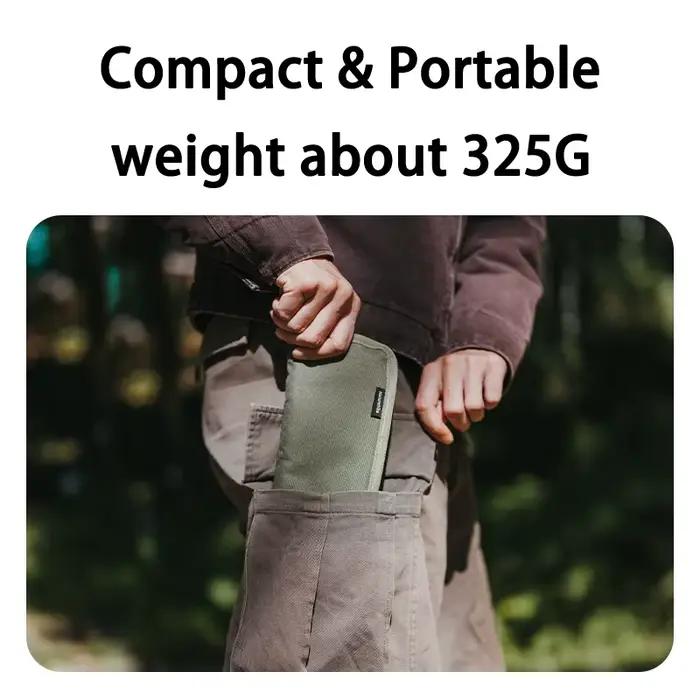 Tabouret de pêche compact Naturehike aluminium 7075 - Ultra-léger pour pêche mobile et randonnée