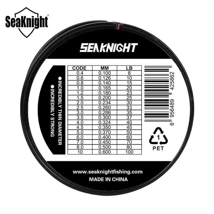 Ligne de pêche tressée SeaKnight 4 brins 8-100LB, pour mer et eau douce, 300m 500m 1000m