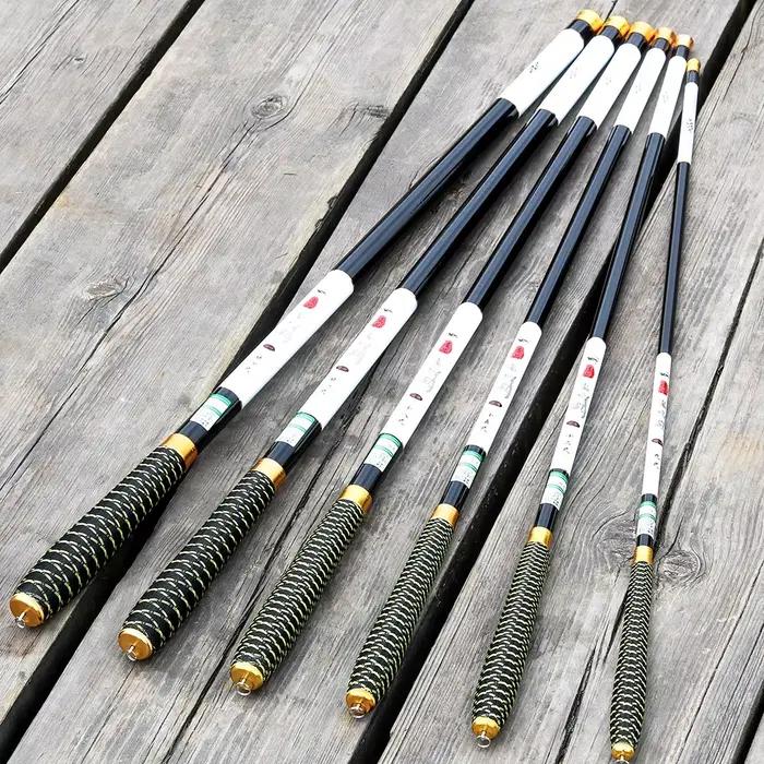 Canne télescopique pêche en rivière JOSBY 2.7M-7.2M carbone FBR ultraléger pour carpe et truite