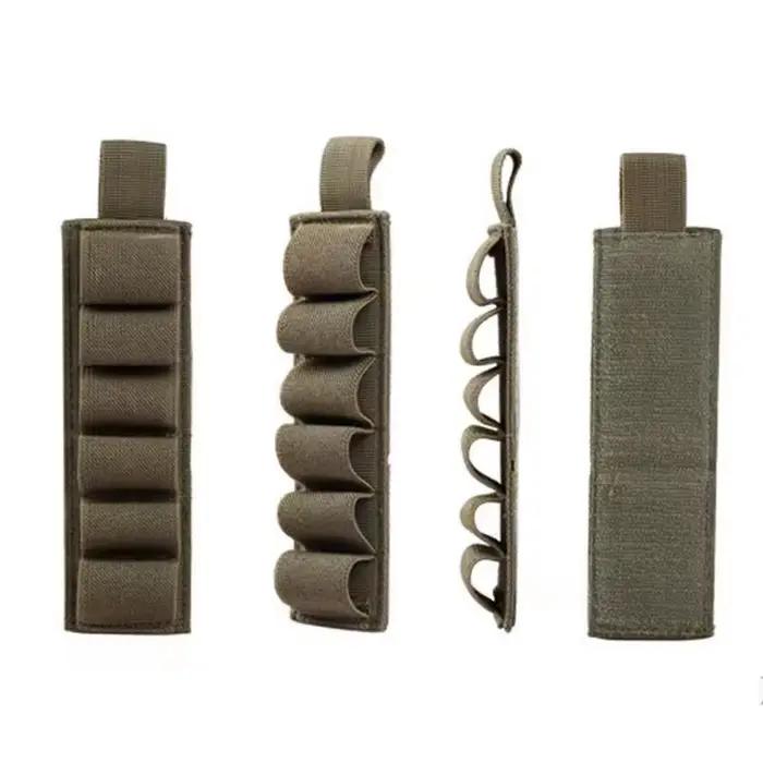 Porte-cartouches adhésif 6 coups pour fusil de chasse - Accessoire tactique pêche et tir sportif
