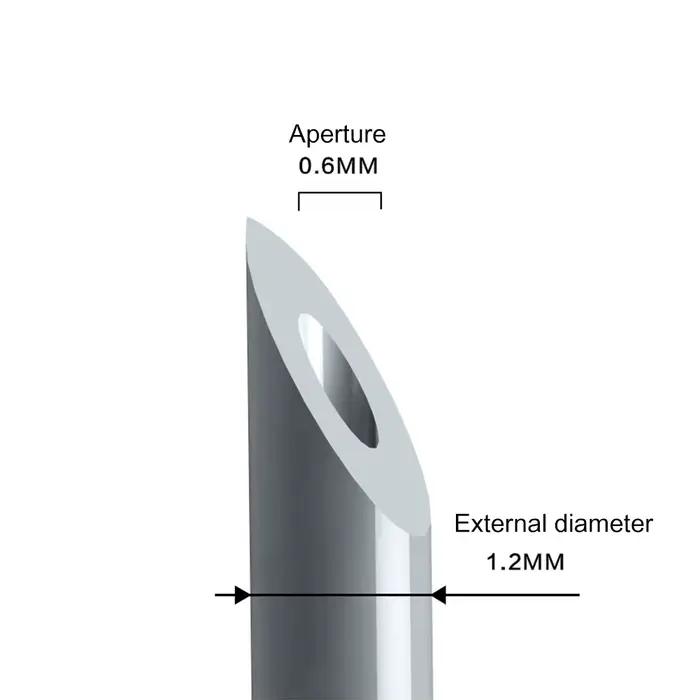 Aiguille à vers creuse en acier inoxydable pour pêche, outil portable de perçage et d'appât pour poissons