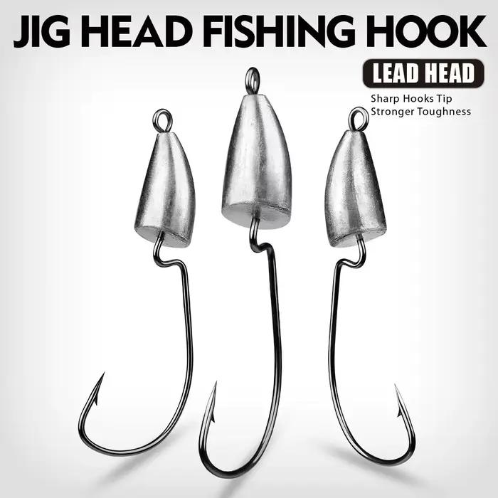 Têtes plombées jig en alliage d'acier 3.5g à 14g pour pêche du Texas rig occasions spéciales pêcheurs passionnés