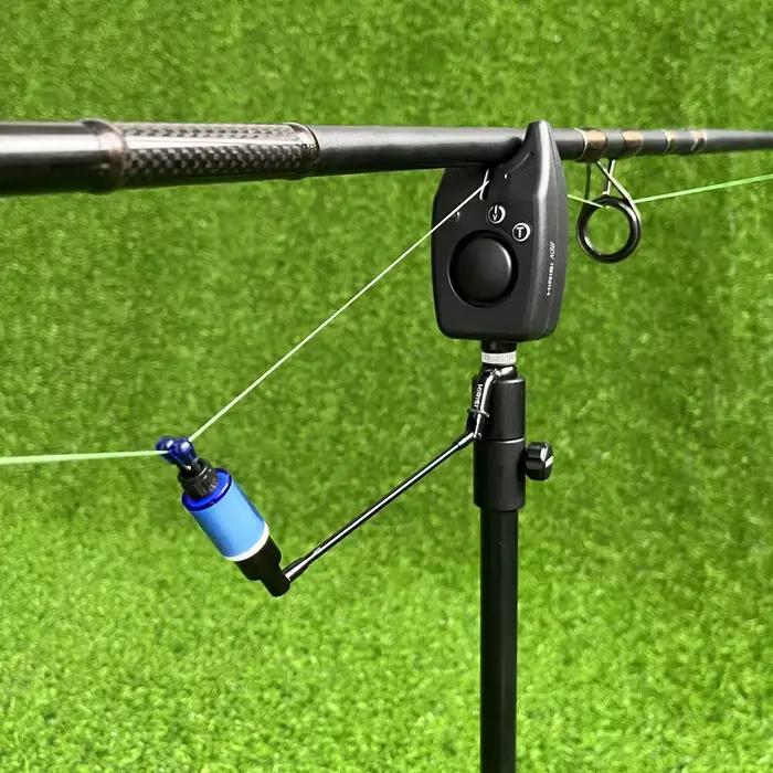 Alarme de touche Hirisi pour pêche à la carpe - Détecteur de touches avec indicateur lumineux - Accessoires pêche carpe