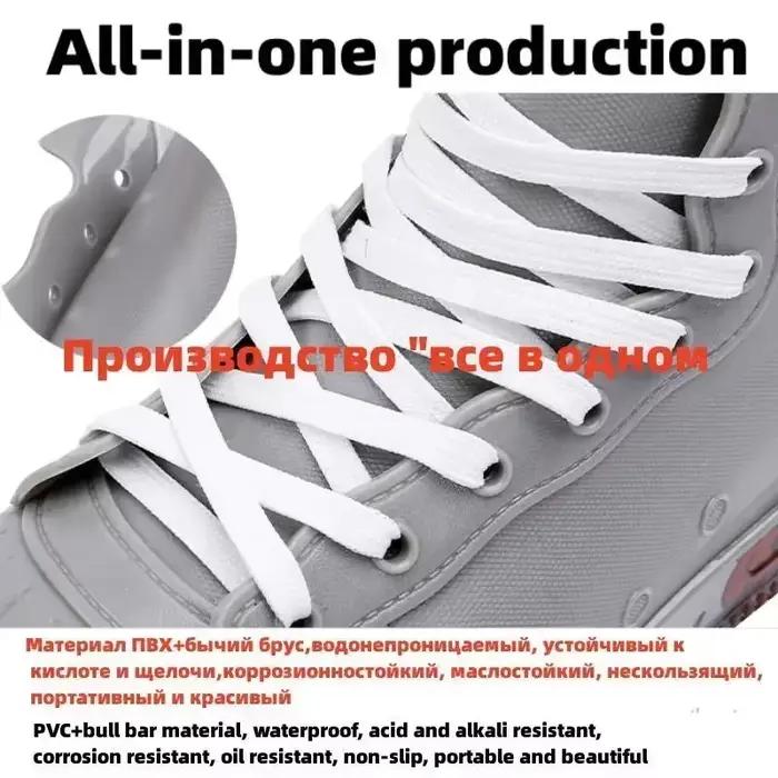 Bottes de pêche homme 2023 imperméables antidérapantes caoutchouc durable chef travail