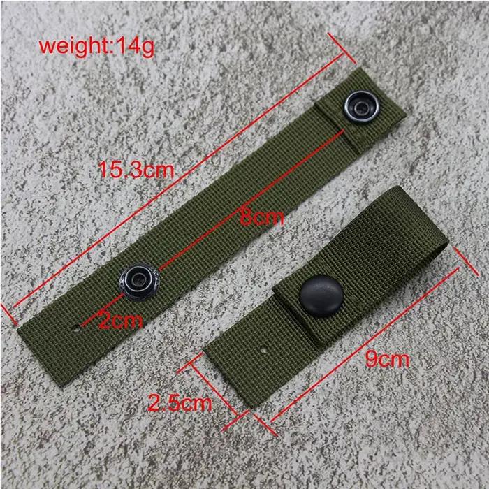 Sangles fixation lunettes tactiques MICH/ACH - Attache casque pêche protection yeux airsoft