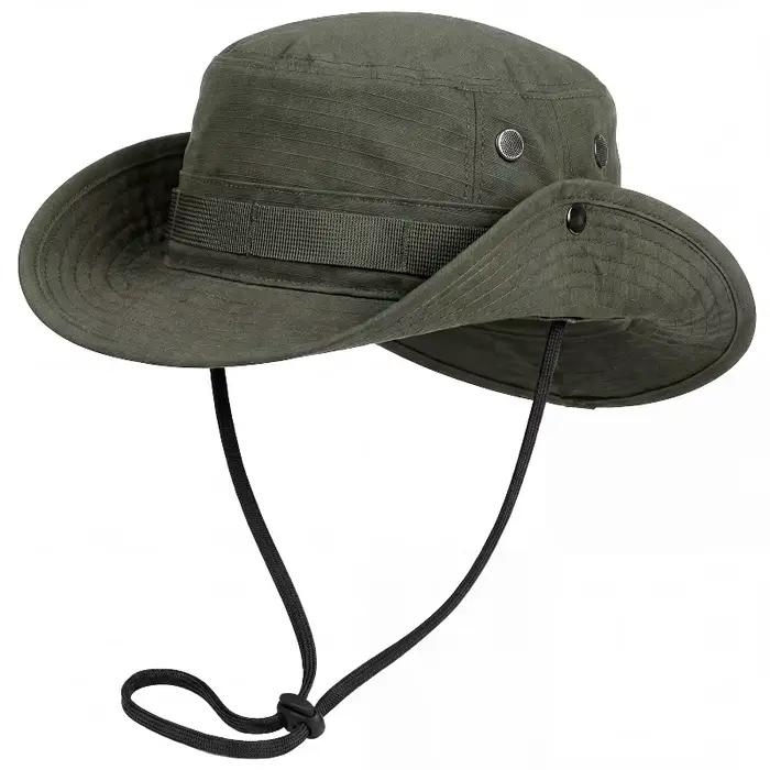 Casquette tactique MOLLE IDOGEAR 3620 - Bonnet pêche réglable avec bandeaux modulaires camouflage