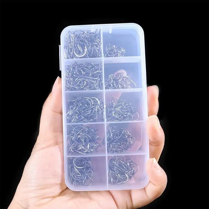 Kit 1000 hameçons acier carbone pour pêche rocheuse - équipement complet pêche mer et rivière