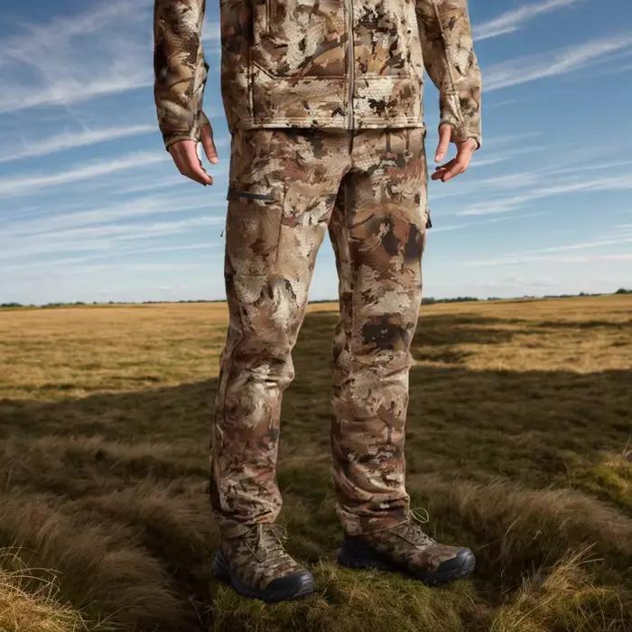 Pantalon traversée séchage rapide élastique 4 côtés - Pêche, camouflage outdoor, chasse léger