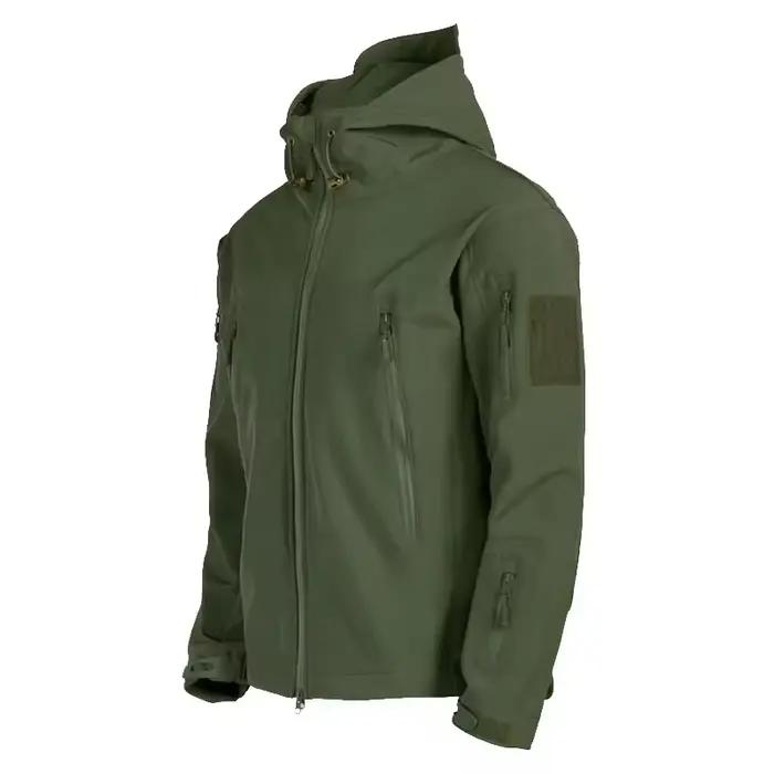 Veste militaire Shark Skin soft shell imperméable pour pêche en mer et activités nautiques tactiques