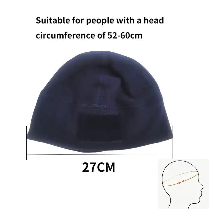 Bonnet tactique anti-vent épais chaud pêche hiver tricot respirant extensible uni