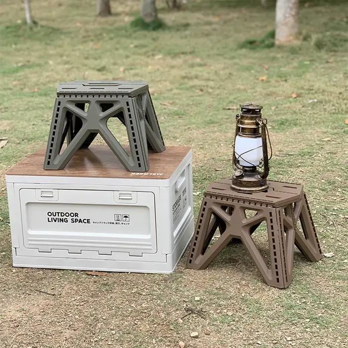Chaise pliante portable haute résistance - Tabouret camping pêche pliable pour usage intensif