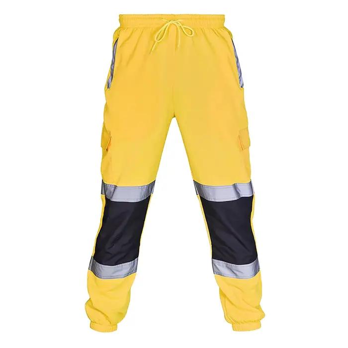 Pantalon pêche haute visibilité sécurité pour pêche routière et pêche en bord de route