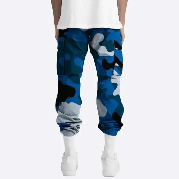 Pantalon de jogging camouflage avec poches pour pêche - Taille élastique confort randonnée pêche