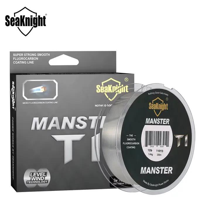 Ligne fluorocarbone coating SeaKnight T1II 50M-100M 3-100LB coulante - Monofilament haute performance