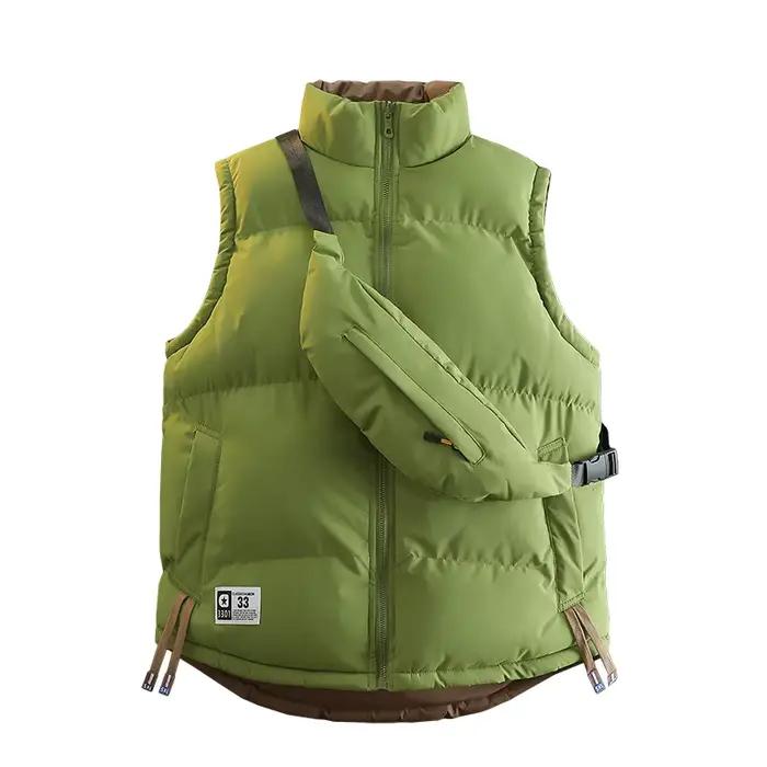 Gilet pêche coupe-vent réversible pour couple - Veste technique homme - Vêtement pêche polyvalent