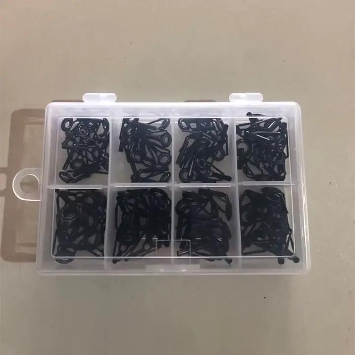 Kit de réparation 80 pièces anneaux guides canne pêche céramique acier inoxydable pour cannes à leurre淡水区段,请告知需要转换为何种语言的内容,以便我为您进行准确的翻译和调整。看起来您希望这段内容被转换成更符合上下文的语言表述,而非直接使用“淡水”。请确认具体需求。