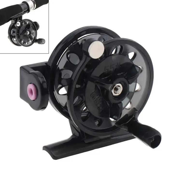 Moulinet mini portable pêche carpe hiver glace compact léger équipement extérieur