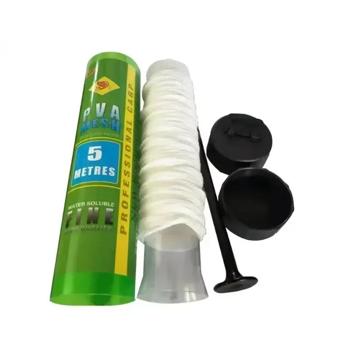 Tube PVA soluble 5m pour amorçage carpe - Filet étroit amorces appâts pêche à la carpe