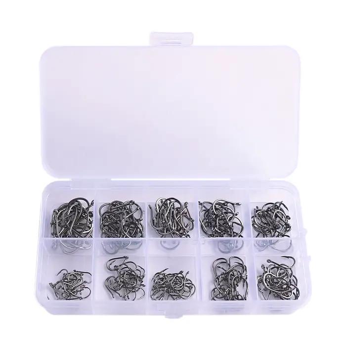 Kit 1000 hameçons acier carbone pour pêche rocheuse - équipement complet pêche mer et rivière