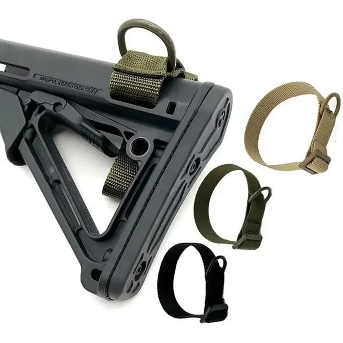 Adaptateur sangle crosse airsoft tactique multifonction AR15 pêche fixation