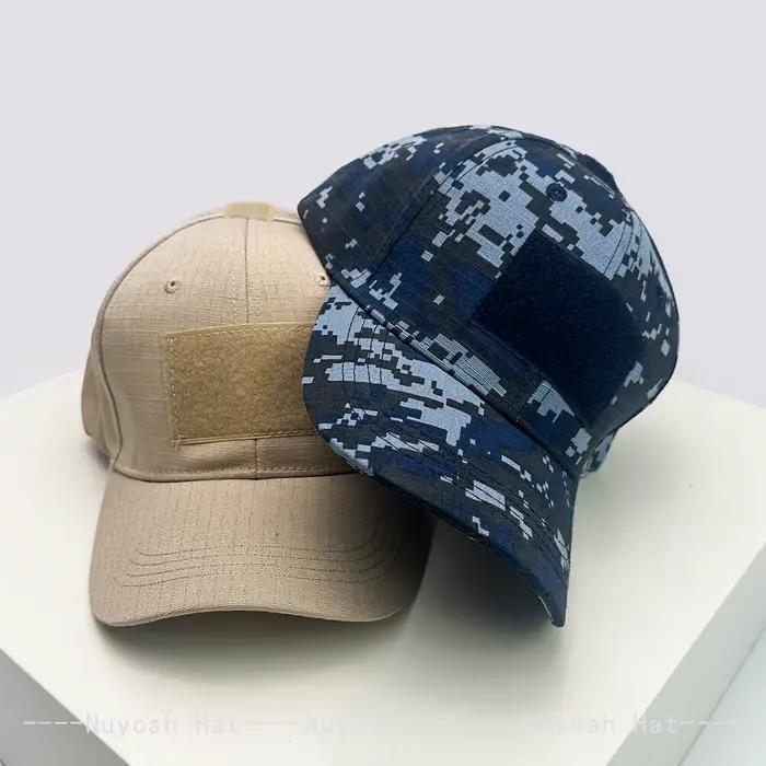Casquette camouflage velcro réglable pêche - Chapeau baseball unisexe tactique protection solaire outdoor