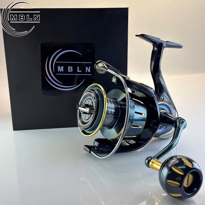 Moulinet spinning MBLN 5.1:1 - 5+1 roulements aluminium gap-free pour pêche précise et durable