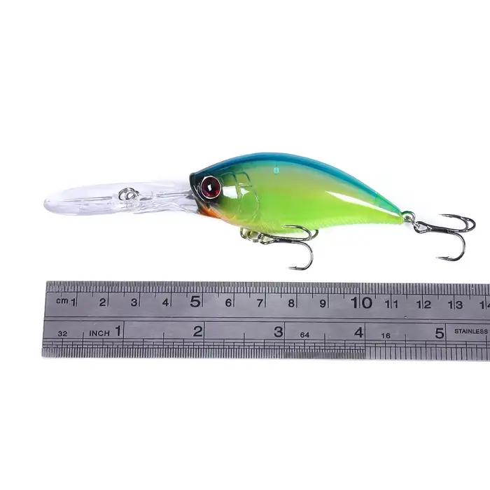 Leurre dur crankbait Hengjia 12.5cm 20.5g pour brochet carpe - Wobbler de pêche profond avec bavette