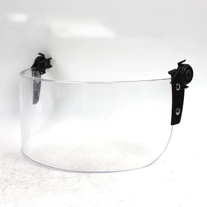 Masque facial tactique transparent anti-vent - Protection visage pour casque pêche airsoft