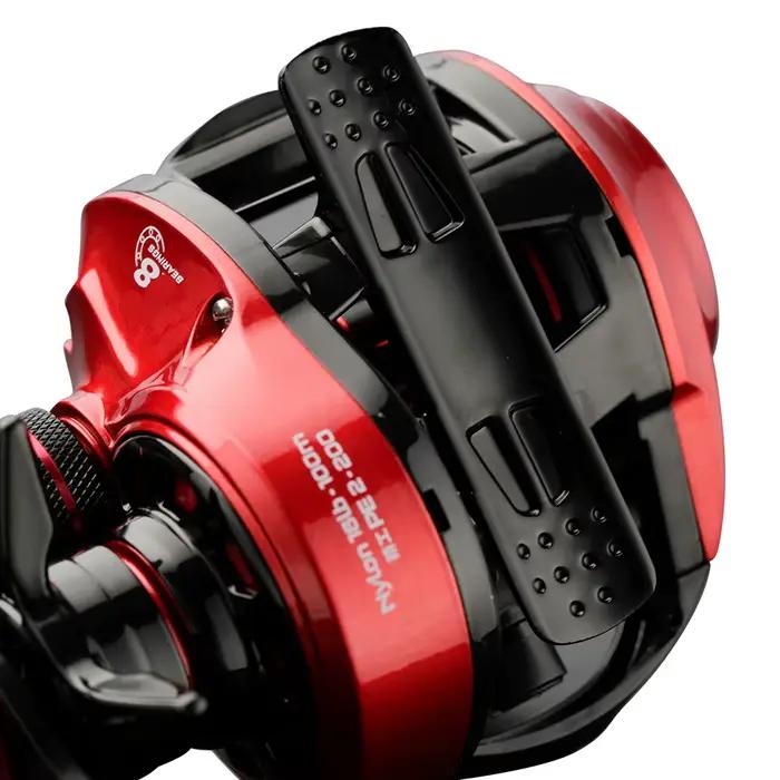 Moulinet casting ultra-léger pour pêche black-bass brochet - Drag 8kg baitcasting reel léger