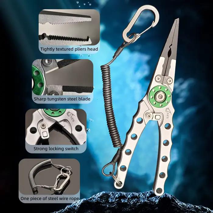 Pince à lèvres ANFS multifonctionnelle avec balance intégrée pour toutes sortes de pêche et cadeau idéal pour les pêcheurs