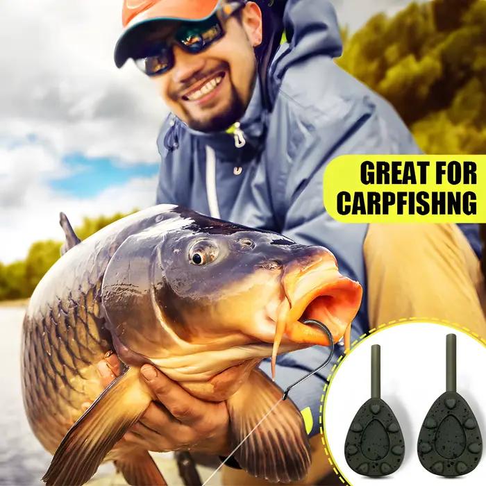 Plombs pêche carpe 1 à 5 pièces 2oz à 4oz style inline - plombs ledger casting pour feeder