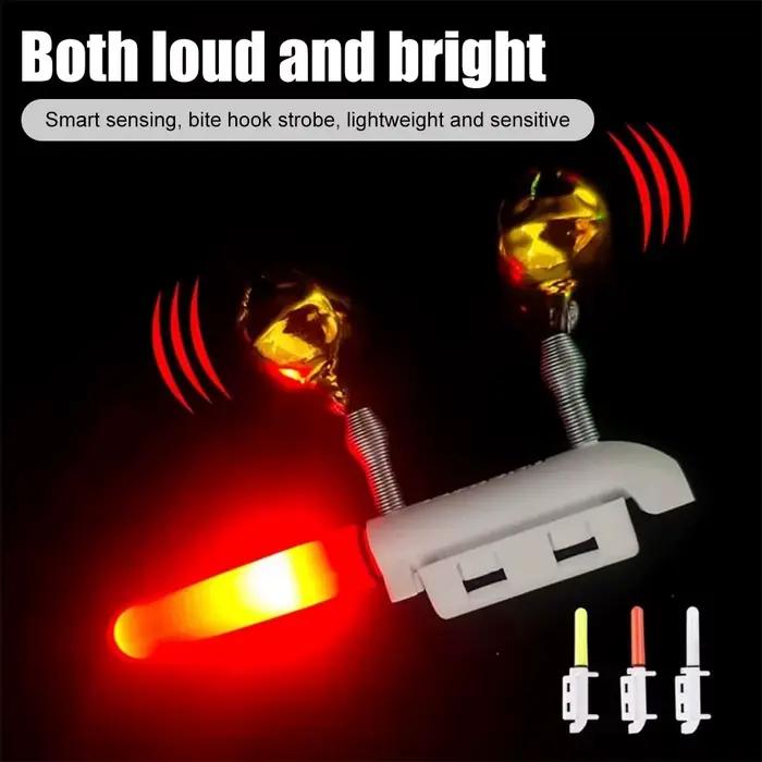 7 alarmes de touche luminescentes avec bâtons lumineux LED - Accessoire pêche nocturne avec indicateur électrique