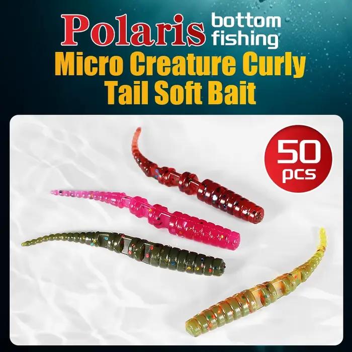 Supercontinent Polaris 3cm/50pcs - leurres souples économiques pour pêche aux carnassiers et prédateurs