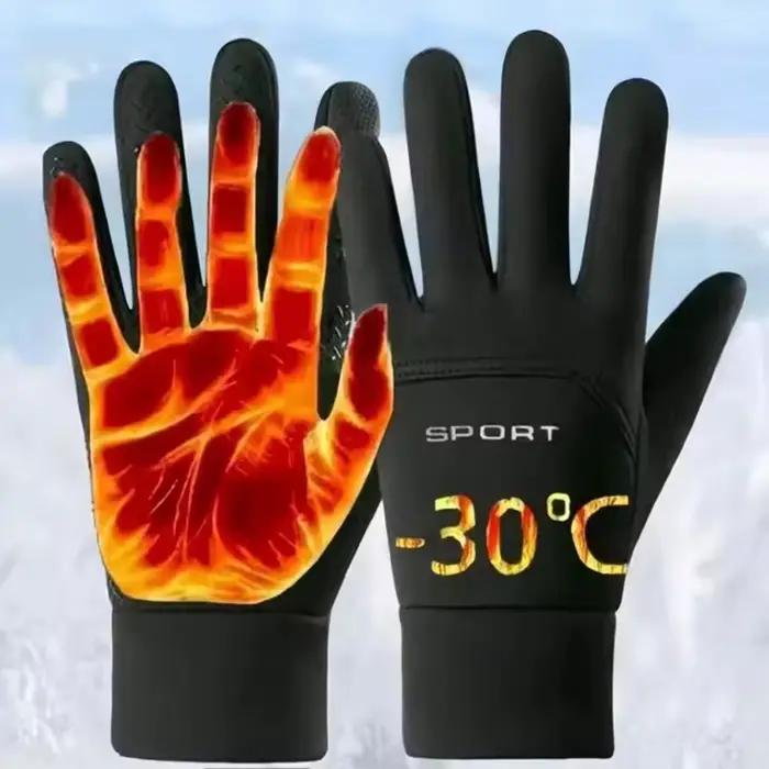Gants automne hiver touchscreen homme femme chauds polaire sports outdoor windproof cold proof vélo