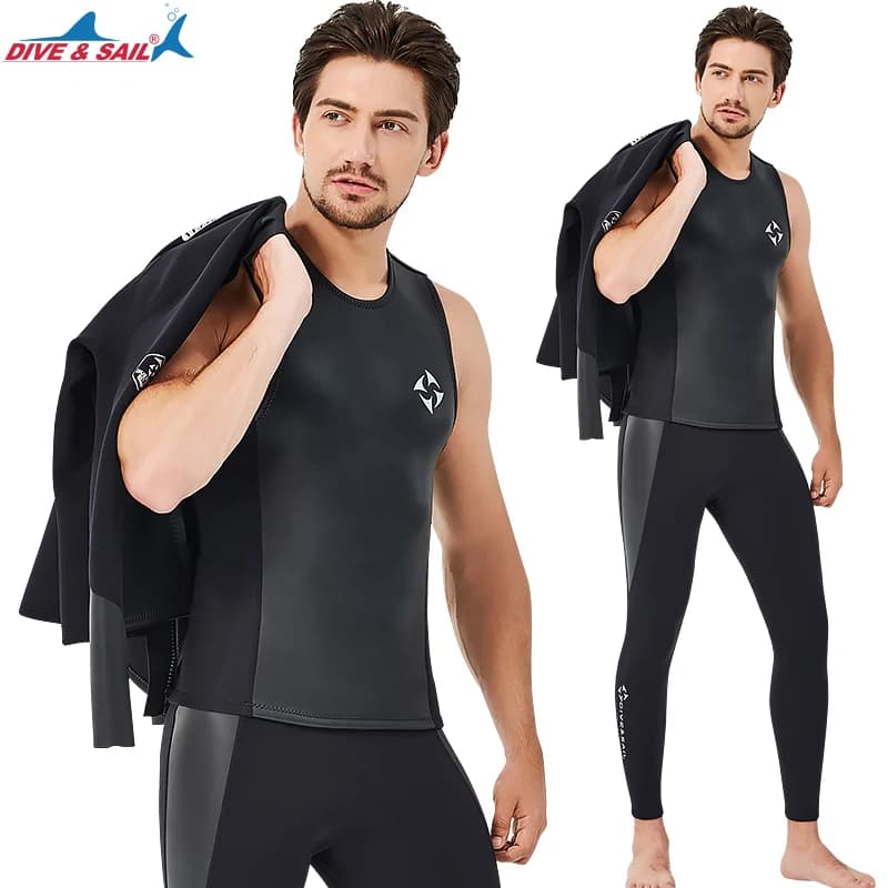 Combinaison Néoprène Homme Femme pour Plongée Surf Kayak et Natation – Veste et Legging