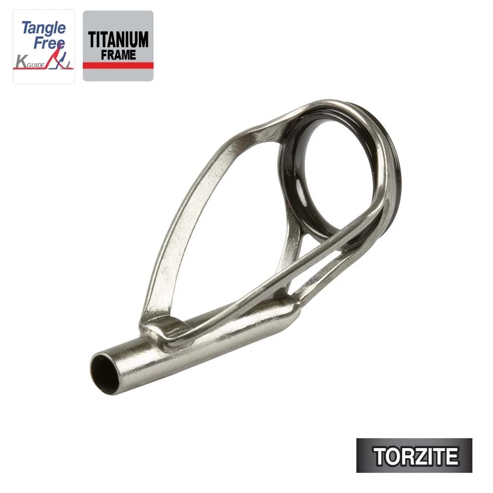 Embouts TKGTT en titane Torzite Fuji KG pour anneaux de pêche à la carpe et carnassiers