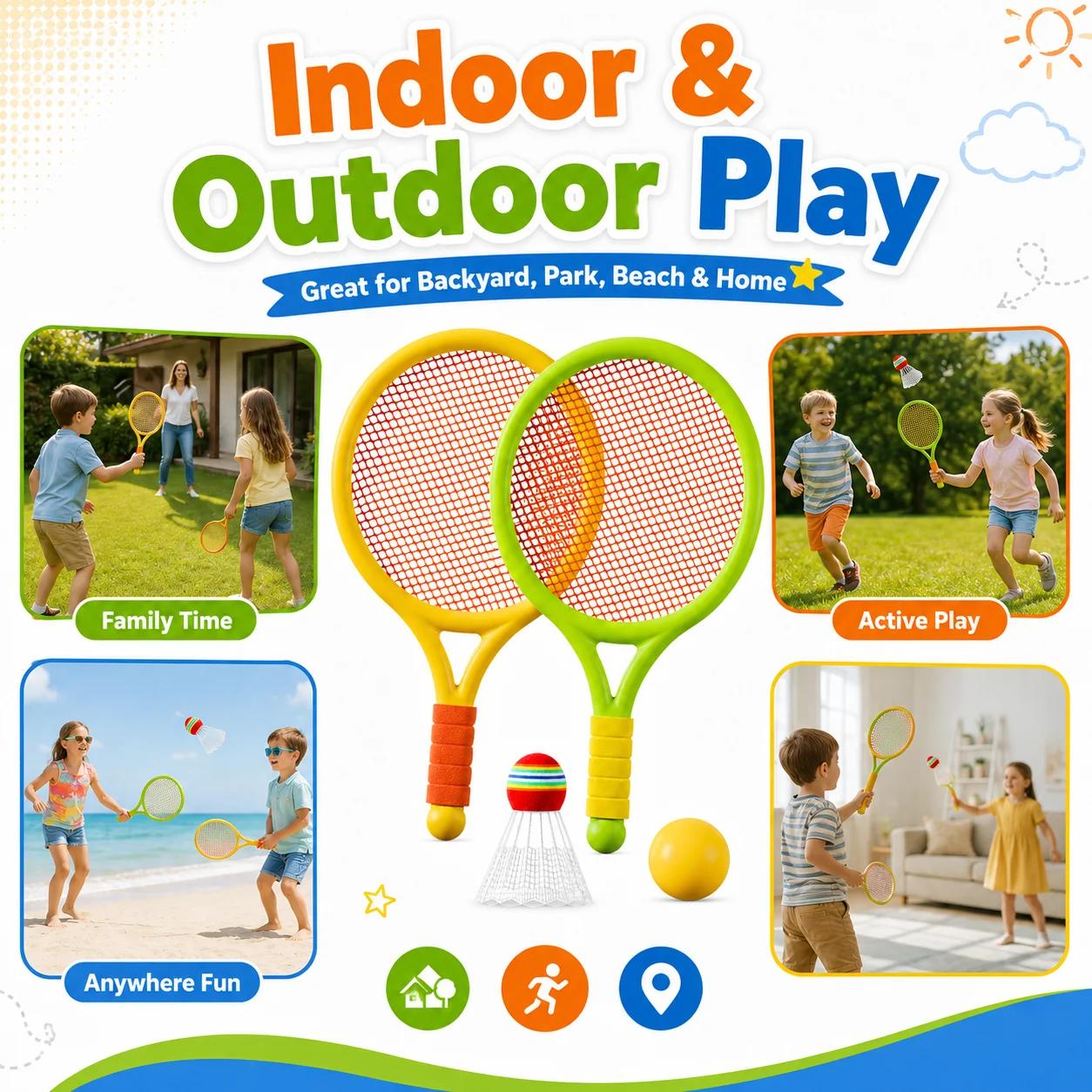 Raquettes badminton portables compétition matériaux durables prise longue durée grip confortable