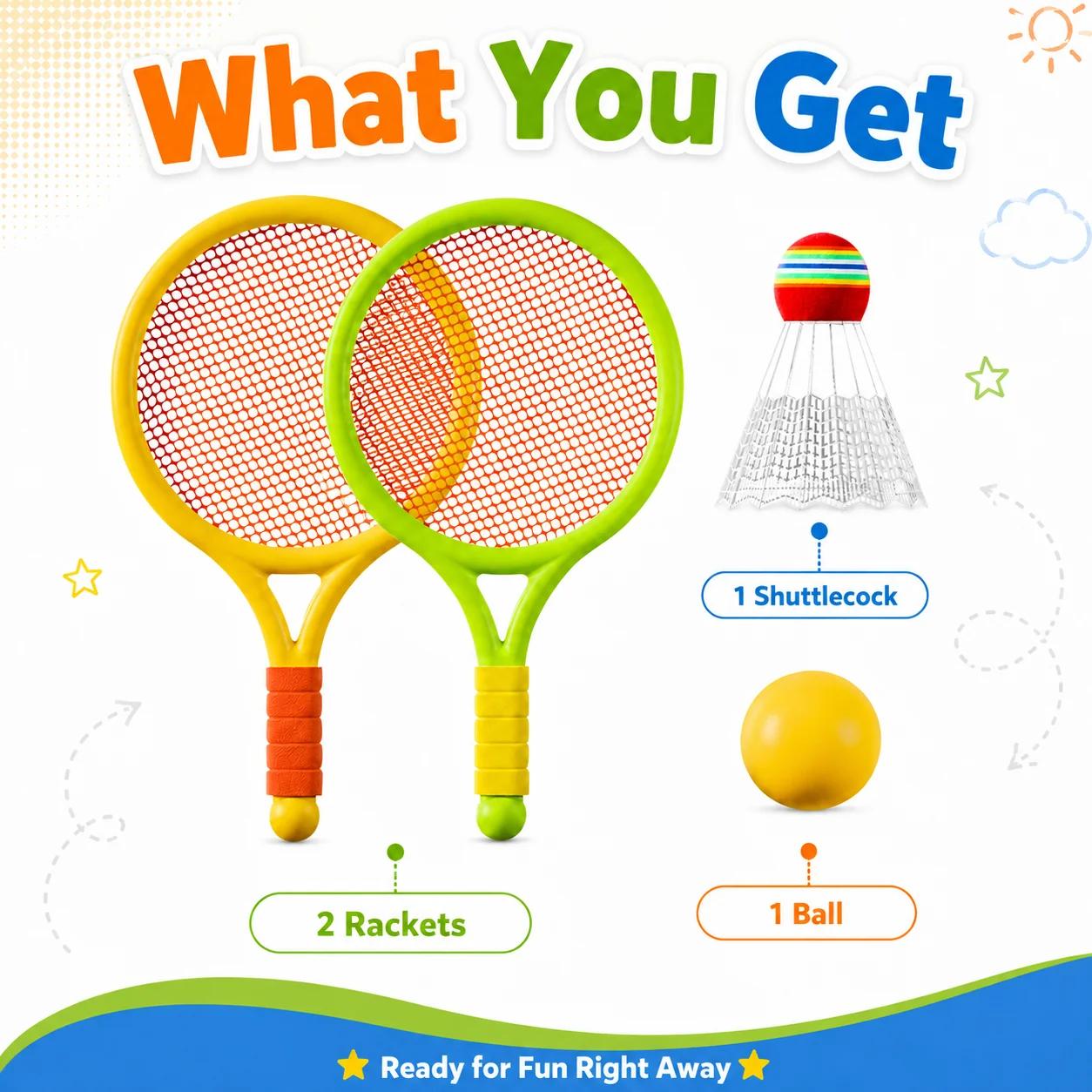Raquettes badminton portables compétition matériaux durables prise longue durée grip confortable
