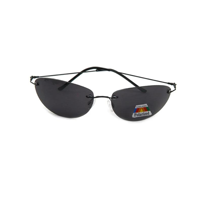 Lunettes polarisées Matrix style ultra-légères sans monture pour pêche - Design conduite Polaroid - Homme