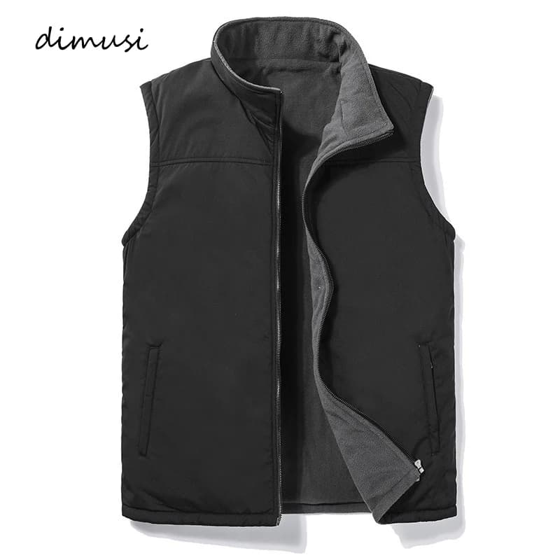 Veste polaire chaude sans manches homme hiver pour pêche et loisirs en plein air