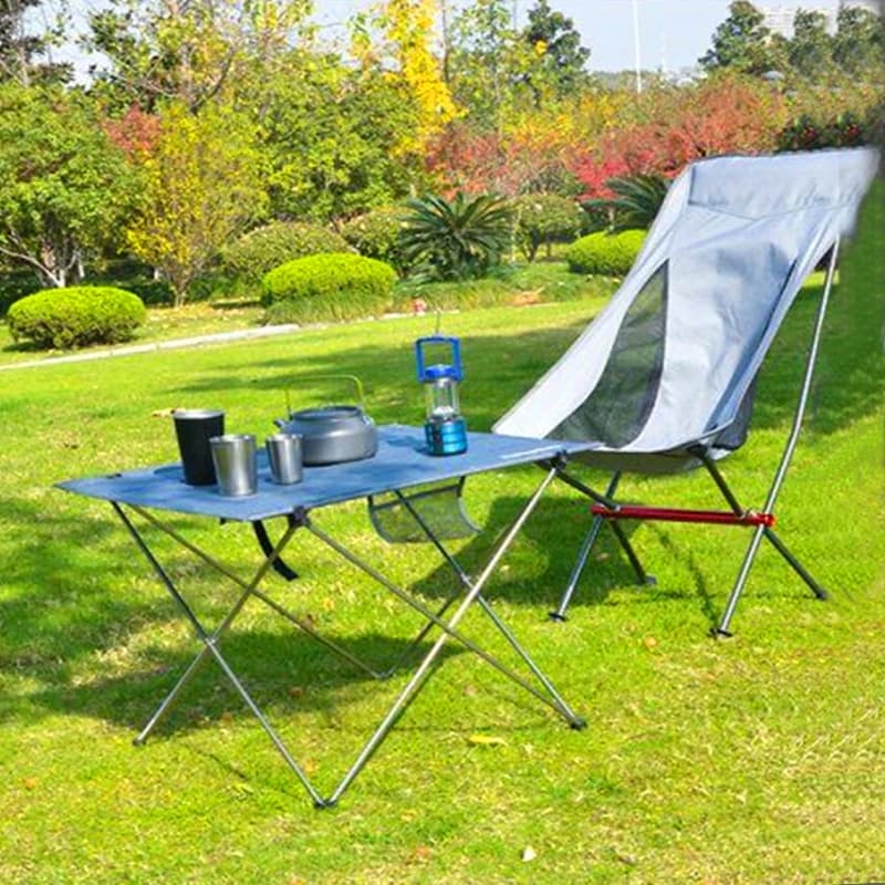 Chaise pliante ultra légère pêche camping BBQ - Siège pliable extérieur randonnée plage portable