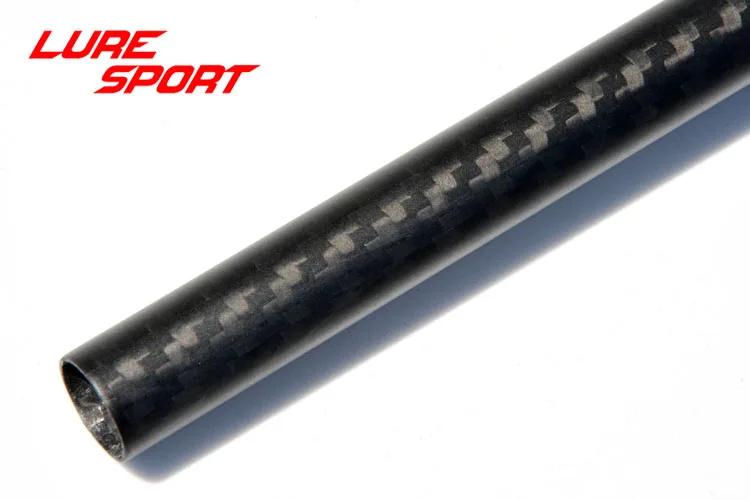 Tige de poignée triangulaire carbone 3K vierge pour réparation et bricolage canne à pêche LureSport