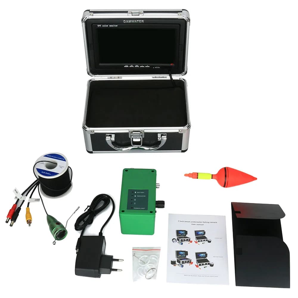 Caméra sous-marine MAOTEWANG 1000TVL - Fish finder avec écran 7 pouces et LED IR pour pêche glace mer