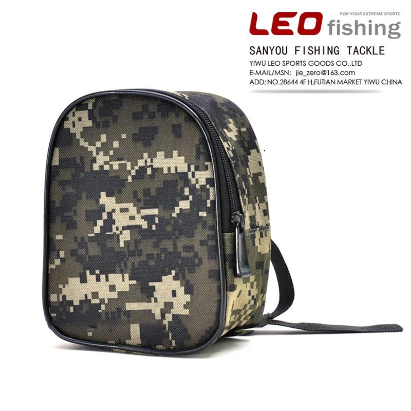 Pochette camouflage pour moulinets de pêche - Étui souple en toile Oxford pour leurres et accessoires