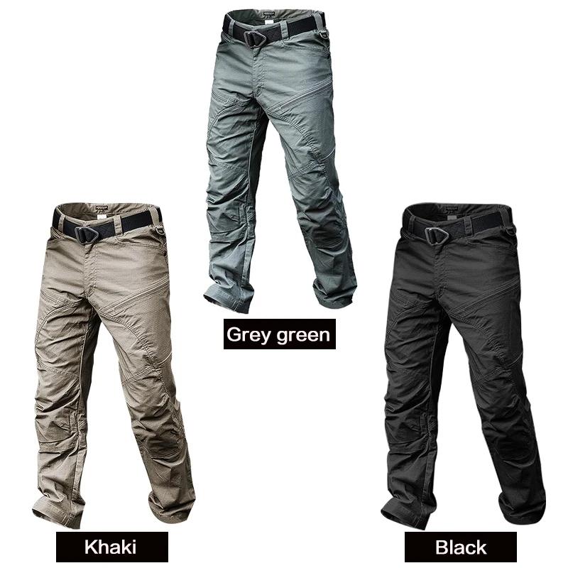 Pantalon randonnée pêche homme séchage rapide slim tactique printemps automne cargo