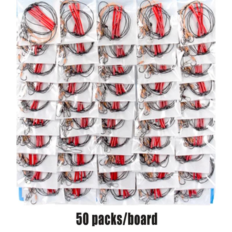 Hameçon acier carbone avec 5 petits hameçons swivel rigs pêche fond ksbing astring of hooks