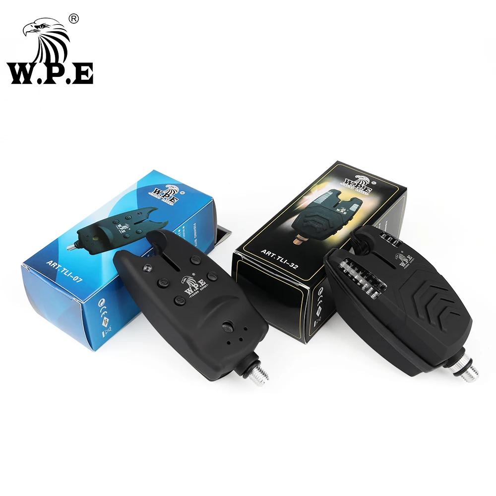 Alarme électronique sans fil W.P.E pour carpe - Kit pêche avec LED, son et accessoires carpage complets